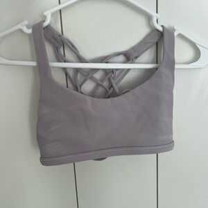 Lavender Crisscross Back Bralette